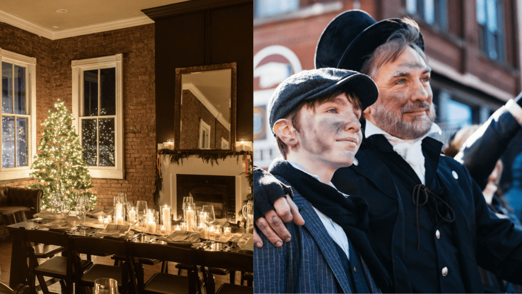 Childrens christmas theatre in school